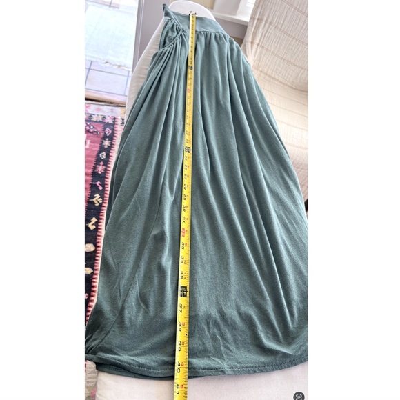 GARNET HILL Favorite Knit Maxi Skirt in Sage -  S - Picture 12 of 12